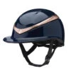 Charles Owen Halo Luxe With MIPS - Custom Helmet -Equestrian Clothing Store Owen Halo.Luxe Navy.Gloss .Rose .Gold