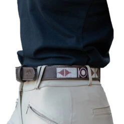 Penelope Pearl Belt -Equestrian Clothing Store Penelope Pearl.Belt Havana.Pink Front