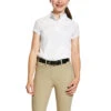 Ariat Girl's Aptos Vent Show Shirt -Equestrian Clothing Store S20 YTH ENGL Gaglione 10030418 front