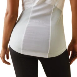 Ariat Womens Ascent 1/4 Zip Short Sleeve Show Shirt -Equestrian Clothing Store S23 WMS ENGL 10043400 detail04