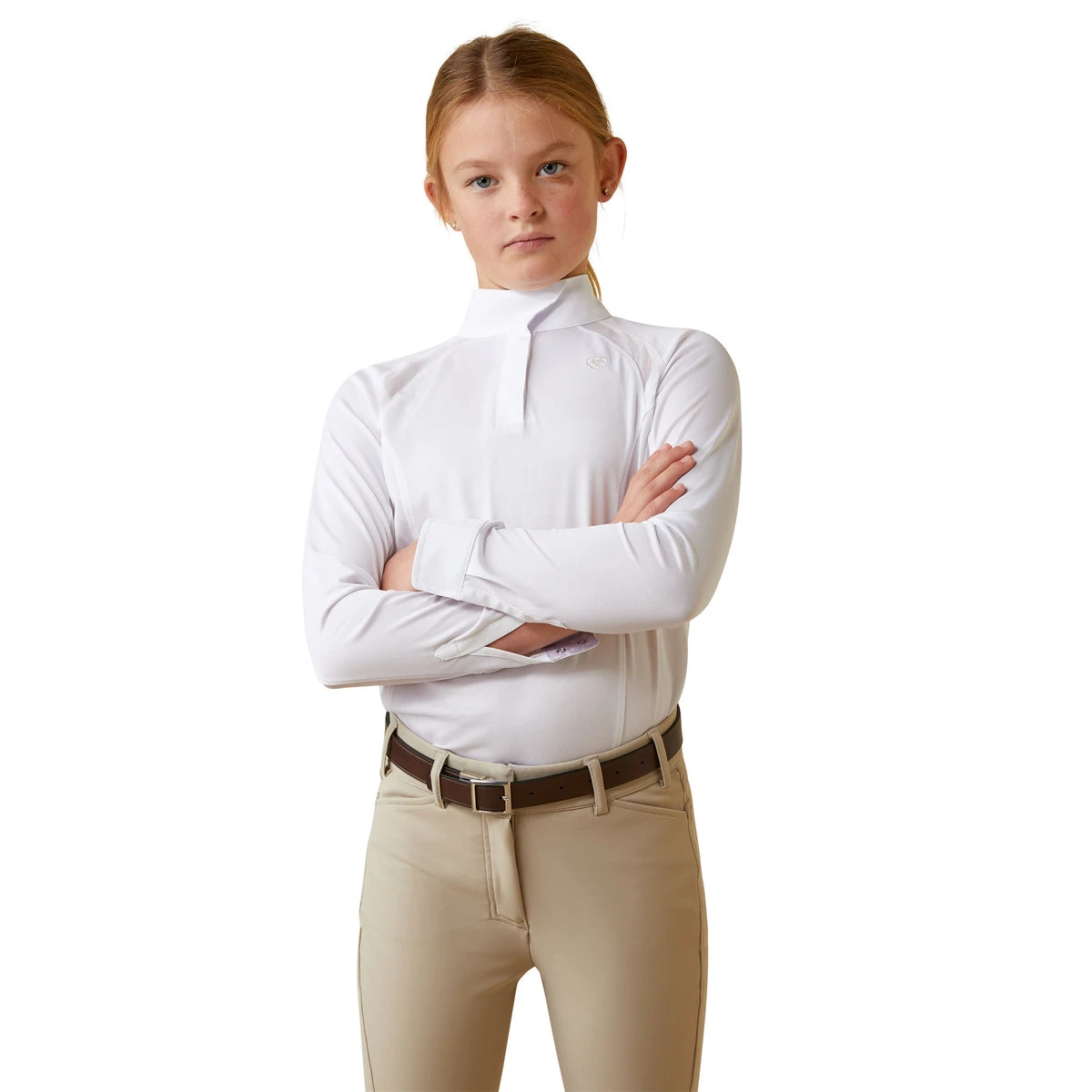 Ariat Girl's Sunstopper Pro 2.0 Show Shirt 3 Ariat Girl's Sunstopper Pro 2.0 Show Shirt