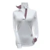 Essex Classics Ladies "Owls" Talent Yarn Wrap Collar Long Sleeve Show Shirt -Equestrian Clothing Store SRL44 W2 03