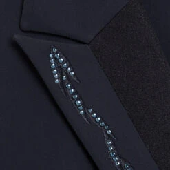 Samshield Women's Frac Crystal Flower Shadbelly -Equestrian Clothing Store Samshield Frac.Crysta.Flower Navy Detail