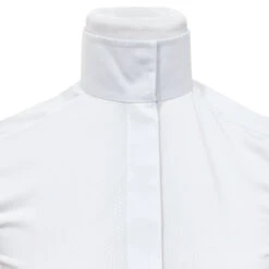 Essex Classics Ladies "Snowcones" Talent Yarn Straight Collar Short Sleeve Show Shirt 8 Essex Classics Ladies "Snowcones" Talent Yarn Straight Collar Short Sleeve Show Shirt -Equestrian Clothing Store Straight.Collar Short.Sleeves Buttoned Wht 00