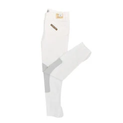 Tailored Sportsman Low Rise Front Zip Trophy Hunter Breeches -Equestrian Clothing Store T.Sports 1967 wht gry 3