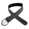 Tailored Sportsman Grey Leopard Belt -Equestrian Clothing Store TS GreyLep