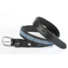 USG Princess Belts 2 USG Princess Belts -Equestrian Clothing Store UB020 KL.USG Princess.Belt Blk.w.Blue .Crystals Front