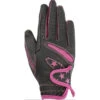 RSL By USG Luca Kid's Gloves 1 RSL By USG Luca Kid's Gloves -Equestrian Clothing Store UG001 KL RSL.Luca .Kids .Gloves Blk.Pink Front