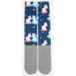 USG Happy Print Soft Socks -Equestrian Clothing Store US3000 KL.USG Happy.Print .Socks Pegasus.Unicorn Front