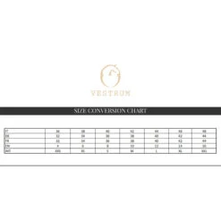 Vestrum Women's Camaiore Short Sleeve Show Shirt -Equestrian Clothing Store Vestrum.Ladies.Size .Conversion.Guide