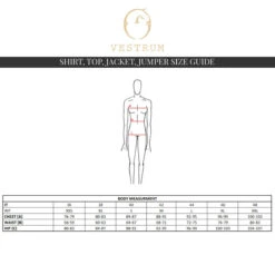 Vestrum Women's Camaiore Short Sleeve Show Shirt -Equestrian Clothing Store Vestrum.Ladies.Size .Guide