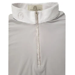 Vestrum Women's Manarola Short Sleeve Show Shirt -Equestrian Clothing Store Vestrum Manarola.SS .Show .Shirt Light.Grey