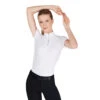 Vestrum Women's Manarola Short Sleeve Show Shirt -Equestrian Clothing Store Vestrum Manarola.SS .Show .Shirt White Front