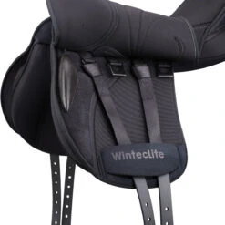 WintecLite Pony All Purpose Saddle With HART -Equestrian Clothing Store WL PonyAllPurpose girthingsystem blk