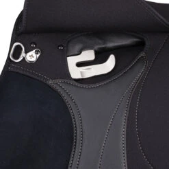 WintecLite Pony All Purpose Saddle With HART -Equestrian Clothing Store WL PonyAllPurpose stirrupBar Blk