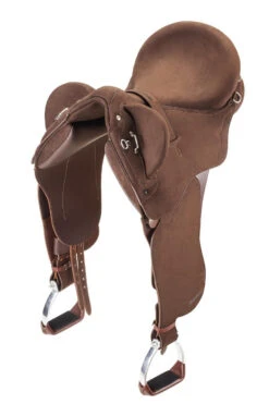 Wintec Pro Stock Saddle With Swinging Fenders And HART -Equestrian Clothing Store W ProStock SF topdown Brn