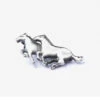 Wild Attire Inc. Wild Horses Antiquated Silver Metal Tie Bar -Equestrian Clothing Store Wild.Attire.Inc antiqued silver metal wild horses ZZ370352 01