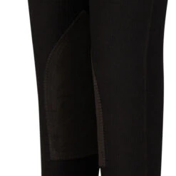 TuffRider Children's Ribb Knee Patch Breeches -Equestrian Clothing Store black5 86309.1588684594.1280.1280
