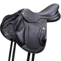 Bates Advanta Saddle With HART -Equestrian Clothing Store black front 59519.1589998230.1280.1280
