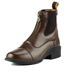 Ovation Quantum Ladies Zip Paddock Boot -Equestrian Clothing Store brown front 79527.1588875908.1280.1280