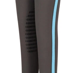 TuffRider Children's Ventilated Schooling Tights -Equestrian Clothing Store charcoal neonblue5 58792.1583525668.1280.1280