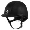Charles Owen Ayr8 Plus Leather Look Helmet 1 Charles Owen Ayr8 Plus Leather Look Helmet -Equestrian Clothing Store charles.owen ayer8plus.lthr .look blk front