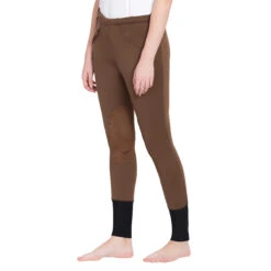 TuffRider Ladies Unifleece Pull-On Winter Breeches -Equestrian Clothing Store chocolate 81686.1588623837.1280.1280