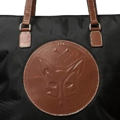 Tucker Tweed Devon Day Bag -Equestrian Clothing Store devon.day fox.hunting closeup chstnut blk
