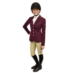 Equiline GwentyG Women's Show Coat -Equestrian Clothing Store gwentyg plum 1