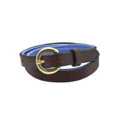 Perri's Padded Leather Belt -Equestrian Clothing Store havana blue 22842.1588165776.1280.1280