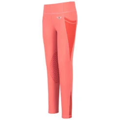TuffRider Children's Minerva EquiCool Tights -Equestrian Clothing Store holly berry 35550.1587157086.1280.1280