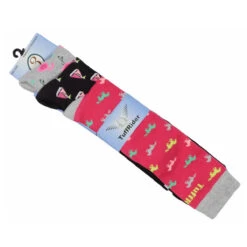 TuffRider Ladies Flamingo/Boat/Horse Knee Hi Socks 11 TuffRider Ladies Flamingo/Boat/Horse Knee Hi Socks -Equestrian Clothing Store jpc tr ladies boat.flamingo.horse .socks 2
