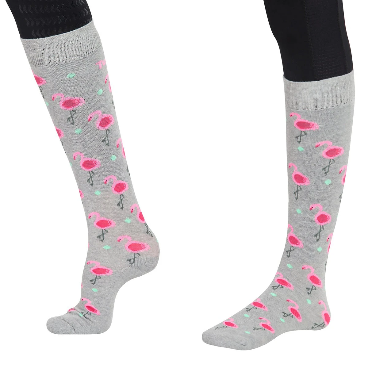 TuffRider Ladies Flamingo/Boat/Horse Knee Hi Socks 5 TuffRider Ladies Flamingo/Boat/Horse Knee Hi Socks - Image 3