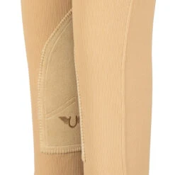 TuffRider Children's Ribb Knee Patch Breeches -Equestrian Clothing Store light tan5 81913.1588684593.1280.1280