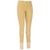 TuffRider Ladies Cotton Lowrise Pull-On Knee Patch Breeches -Equestrian Clothing Store light tan front 26353.1588621808.1280.1280