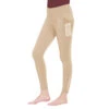 TuffRider Ladies Minerva EquiCool Tights -Equestrian Clothing Store safari front 15804.1587158187.1280.1280