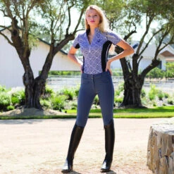 Goode Rider Full Seat Miracle Breech -Equestrian Clothing Store slateblue2 26276.1588968555.1280.1280