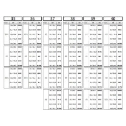 Tucci Sofia Tall Boots -Equestrian Clothing Store tuccisofiasizechart2