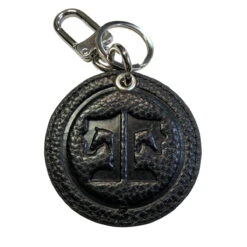 Tucker Tweed Equestrian Keychains 19 Tucker Tweed Equestrian Keychains -Equestrian Clothing Store tucker tweed equestrian tucker tweed equestrian keychains round blk signature front