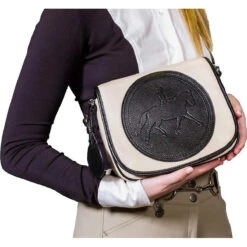 Tucker Tweed Equestrian Camden Crossbody Shoulder Bag 31 Tucker Tweed Equestrian Camden Crossbody Shoulder Bag -Equestrian Clothing Store tucker tweed the camden crossbody dressage leather handbags.dress .on .model