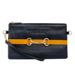 Tucker Tweed Equestrian Wellington Wristlet 24 Tucker Tweed Equestrian Wellington Wristlet -Equestrian Clothing Store tucker tweed the wellington wristlet leather handbags black gold scad copy